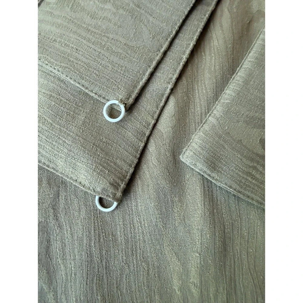 Waverly Classics Faux Bois Curtain Panels Set of 2 Tan Woodgrain 48 X 84